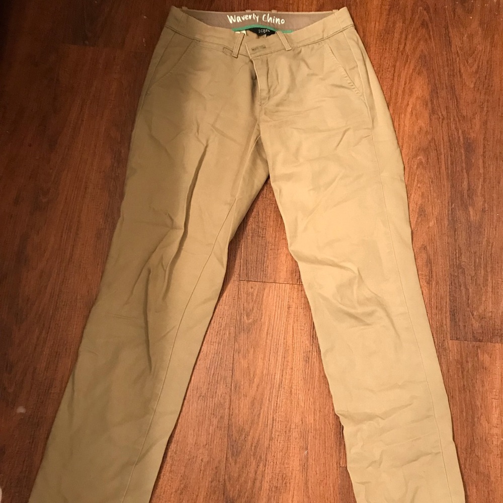 J Crew Waverly Chino. Green